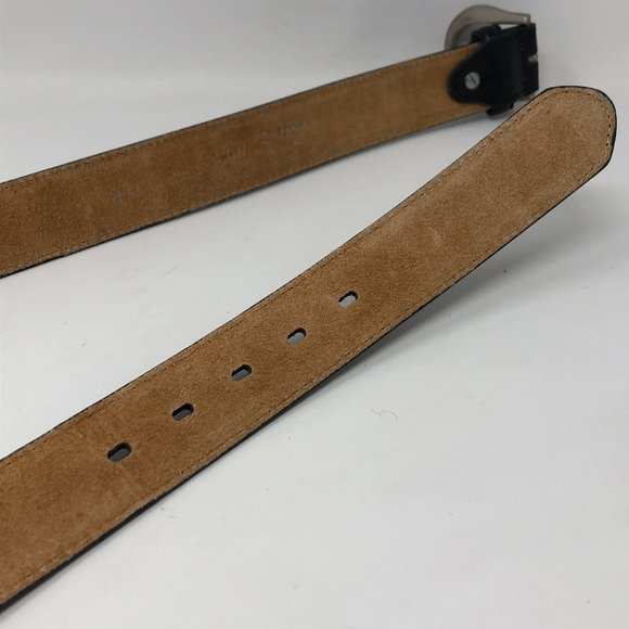 Unbranded USA Eagle Belt Black Silver Buckle - Picture 8 of 9